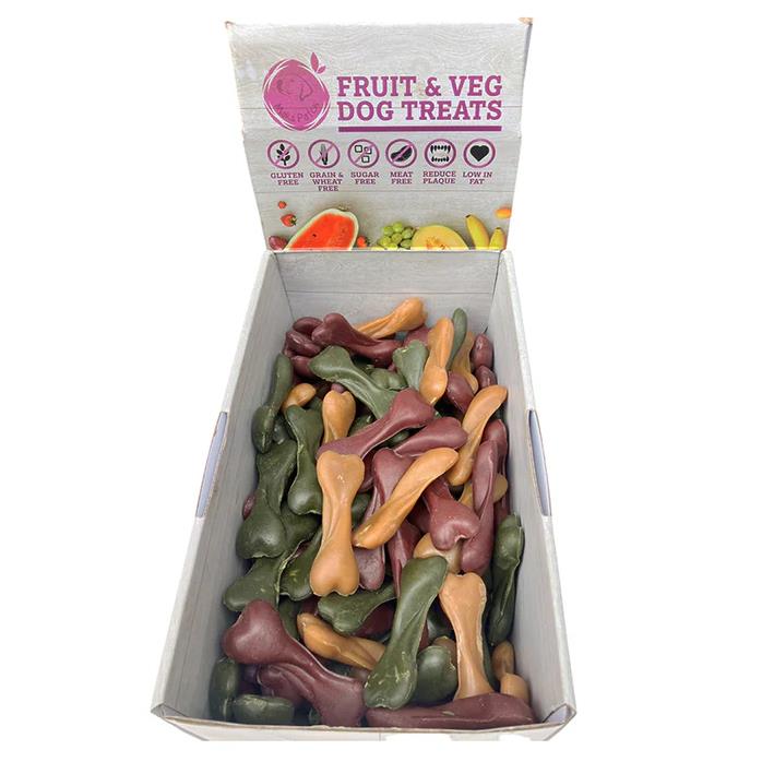 Maks Patch Fruit & Veg Bone Veggie Dog Treat Small 7cm