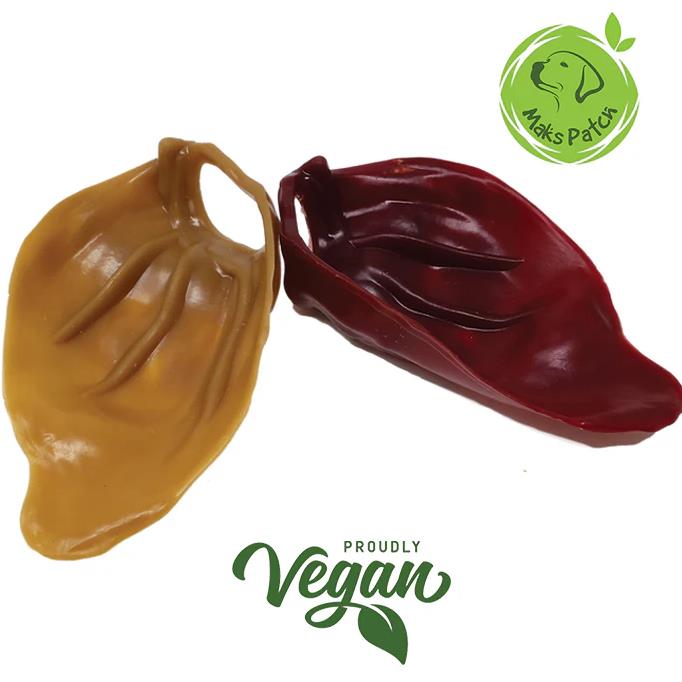 Maks Patch Peanut Butter & Natural Smoked Veggie Pigs Ear Dog Treat