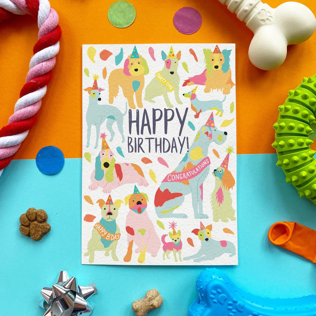 'Happy Birthday Original' Bacon Flavoured Edible Card For Dogs
