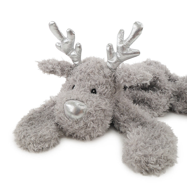 Cupid & Comet Festive Flattie Reindeer Dog Toy