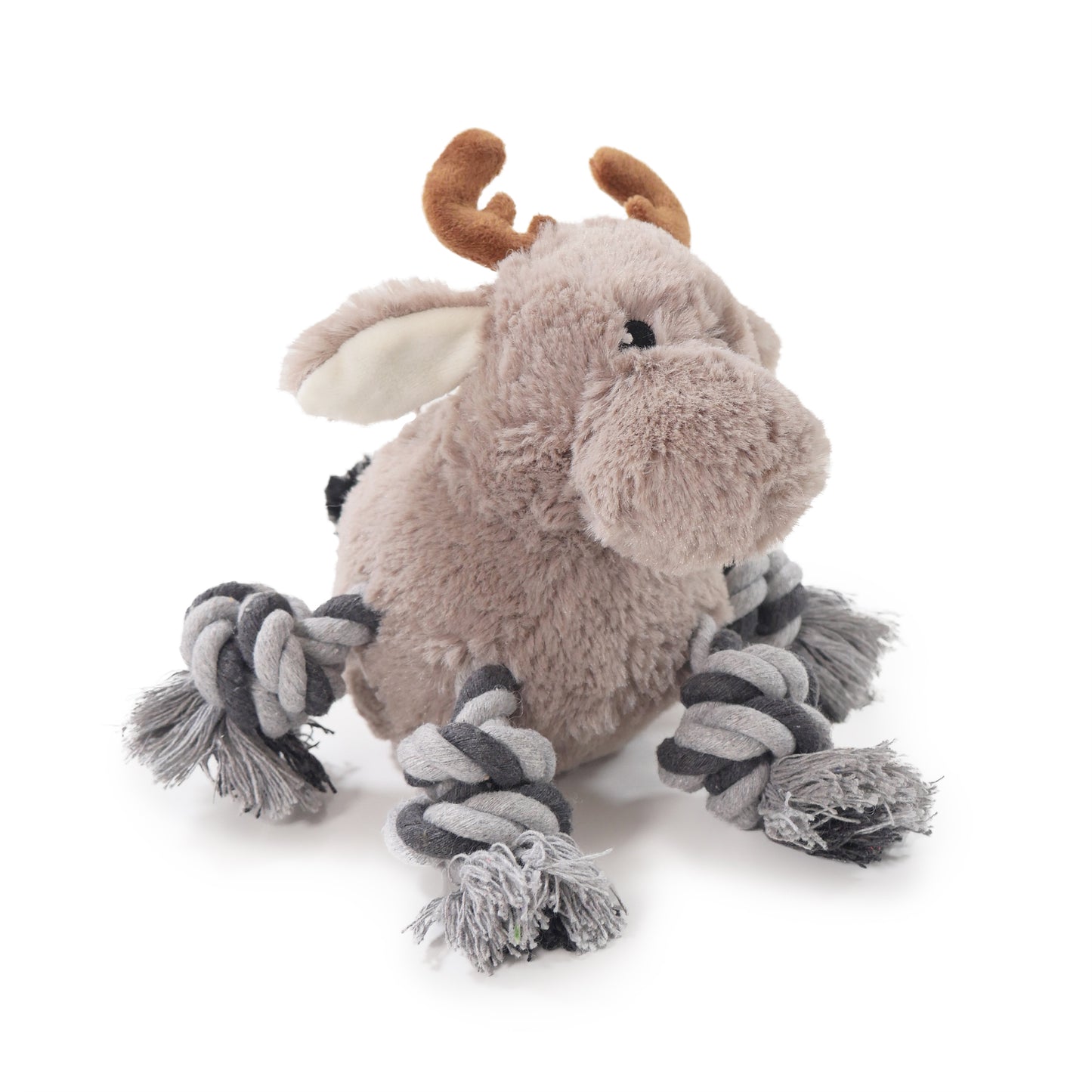Cupid & Comet Plush & Rope Richie Reindeer Dog Toy