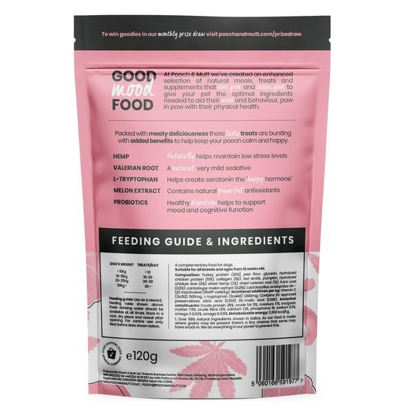 Turkey & Hemp Meaty Calming Dog Treats 120g