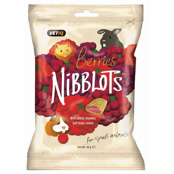 Nibblots Berries Small Animal Treats 30g
