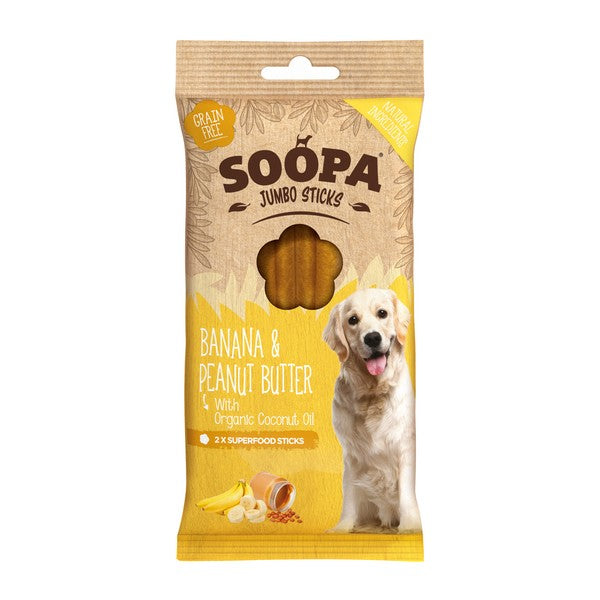Banana & Peanut Butter Jumbo Dental Sticks 170g