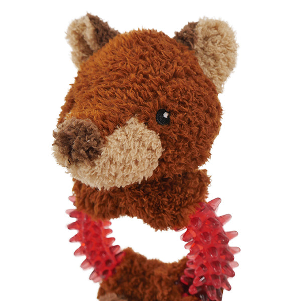 Cupid & Comet Festive Fox Dog Toy