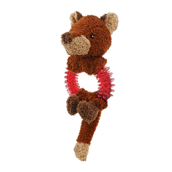 Cupid & Comet Festive Fox Dog Toy