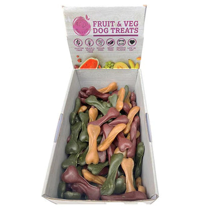 Maks Patch Fruit & Veg Bone Veggie Dog Treat Small 7cm