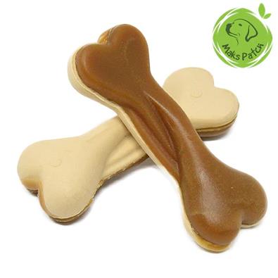 Maks Patch Peanut Butter Dual Bone Veggie Dog Treat