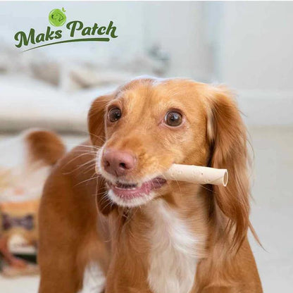 Maks Patch Veggie Flavour Filled Twist Sticks Dog Treat 12cm