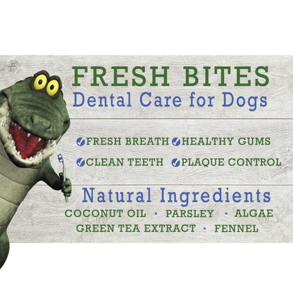 Maks Patch Dental Care Croc Bites Crocodile Veggie Dog Treat Medium