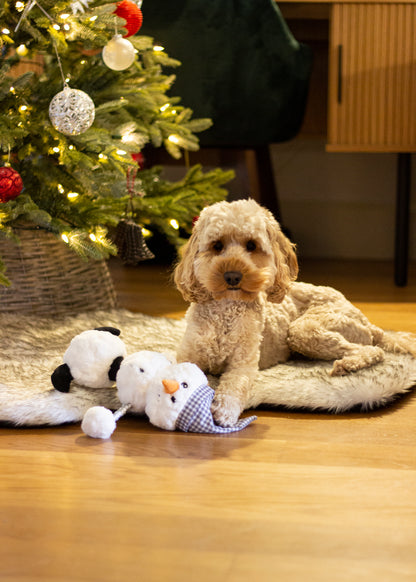 Cupid & Comet Snoop Snowman Dog Toy