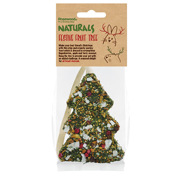Naturals Festive Fruit Tree for Small Animals