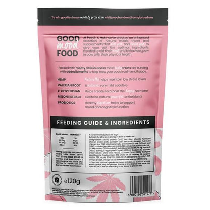 Turkey & Hemp Meaty Calming Dog Treats 120g