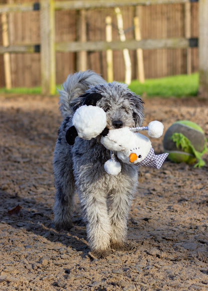 Cupid & Comet Snoop Snowman Dog Toy