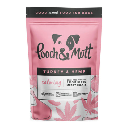 Turkey & Hemp Meaty Calming Dog Treats 120g